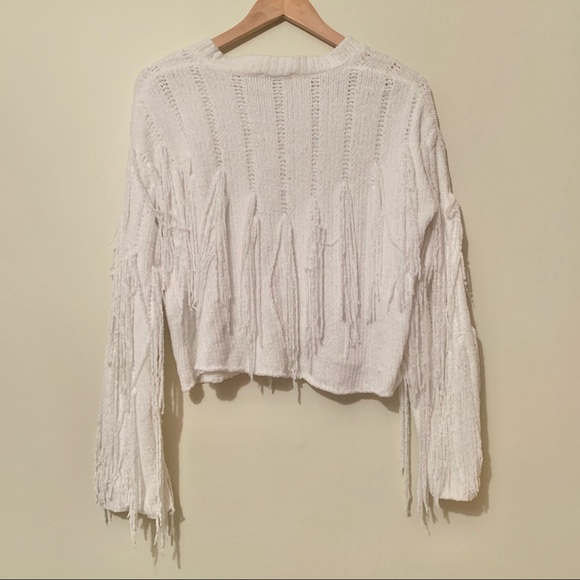 Show Me Your Mumu Carlton Crop Fringe Sweater - Picture 9 of 12